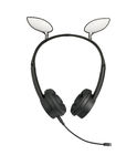Cat Wireless Headphone LED V5.0 8hrs Bluetooth Headphones  For Kids Education