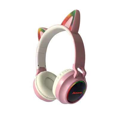 Blitzlicht-nette Cat Ears Wireless Bluetooth Headphones-Kindermädchen-Stereokopfhörer mit Mic